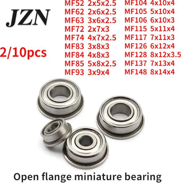JZN Flanschlager MF Serie in Silber - Bild 1