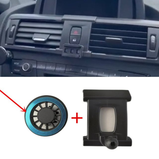Magnetische Smartphone-Halterung aus ABS-Kunststoff für BMW 1er Serie (2012-2018), Schwarz - Bild 1