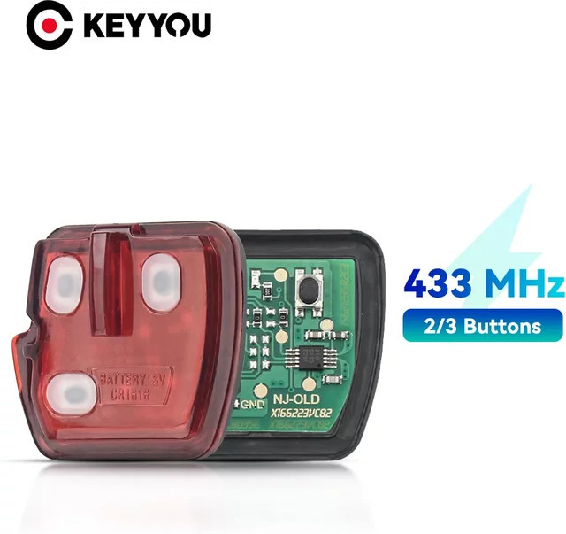 Keyyou Auto Fernbedienung Key Pad für Mitsubishi Outlander Pajero Triton Asx Lancer Shogun 433MHz in Rot - Bild 1