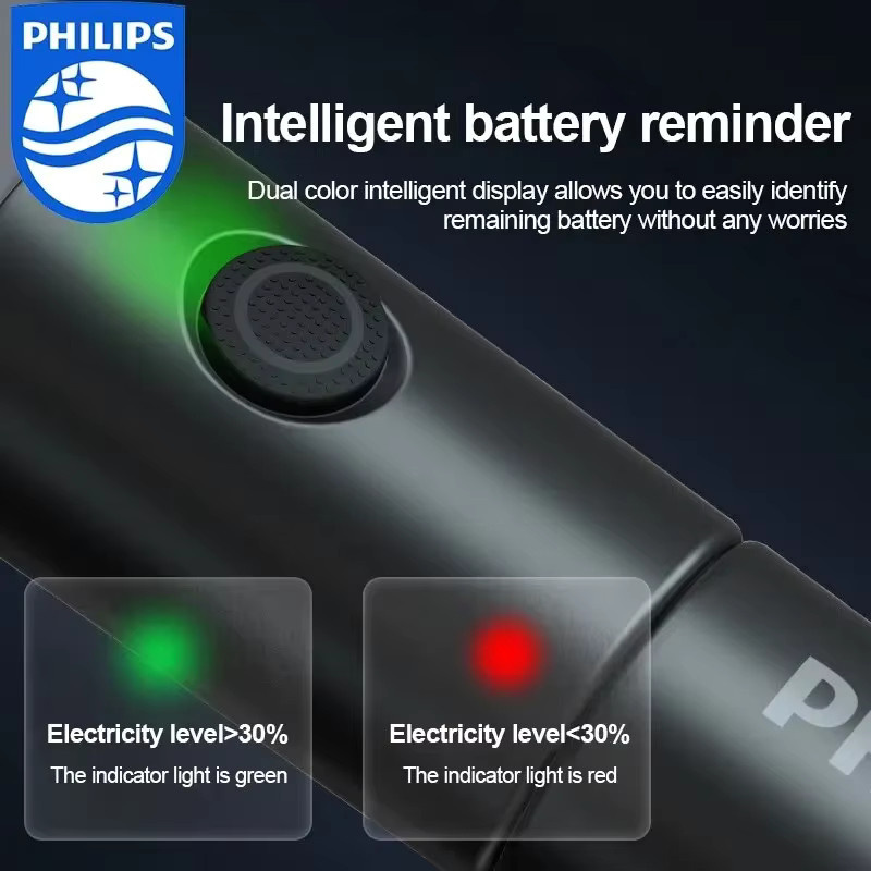 Philips SFL1126 LED Taschenlampe in Schwarz mit 4 Beleuchtungsmodi für Camping und EDC - Bild 4