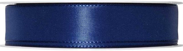 Halbach Taftband aus Polyester in Dunkelblau, Breite: 2,5 cm, Länge: 5 m - Bild 1