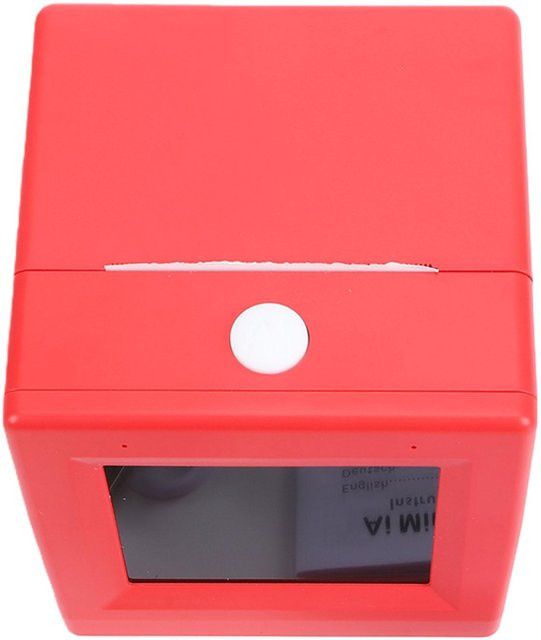 TOMTOP JMS KI-Stickerdrucker mit 2,4G WiFi und Sprachsteuerung, tragbares Thermoprint-Gerät in Rot - Bild 1