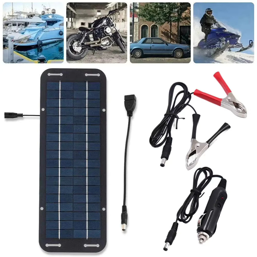 60 W Photovoltaik-Solarpanel als 12 Volt Ladegerät für Wohnmobile, Wohnwagen, Boote und Häuser in Schwarz - Bild 3