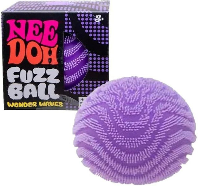 Nee Doh Fuzz Ball, Stressabbau Quetschspielzeug, Weicher Sensorischer Fidget Ball - Bild 1