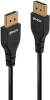 Lindy DisplayPort 1.4 Anschlusskabel Slim Schwarz 3 m - Bild 1