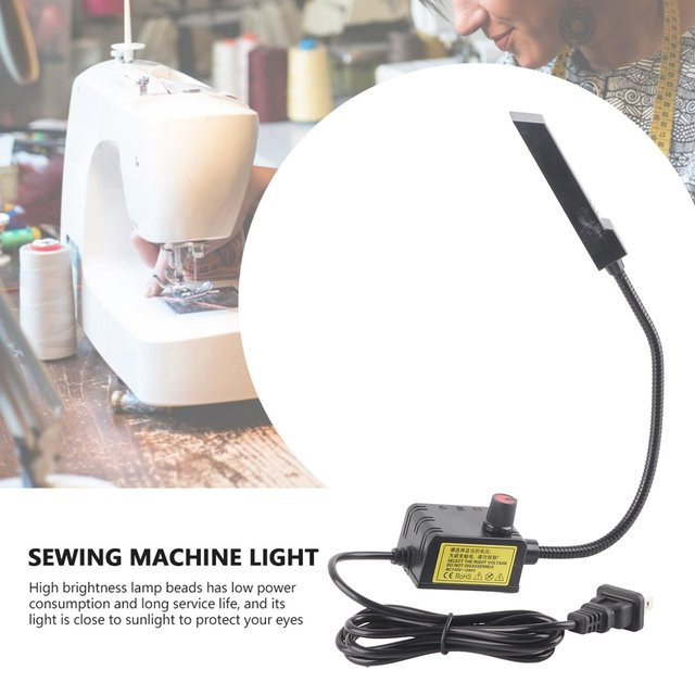 Aramox Nähmaschinen LED-Lampe mit 30 LEDs und flexiblem Schwanenhals sowie magnetischer Montage - Bild 1