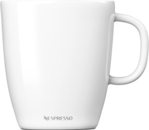 Lungo Porzellan Tassen mit Untertassen, Weiß, 12 Stück, 180 ml - Bild 1