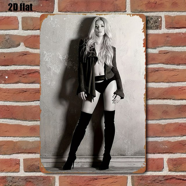 HELLOYOUNG Pop Art Metallschild Vintage Wanddekoration Mehrfarbig B: 20,3 cm, H: 30,5 cm - Bild 1