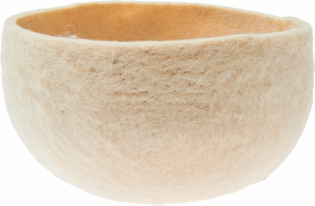 Rico Design Filz-Körbchen rund Gelb Durchmesser: 16,0 cm - Bild 1