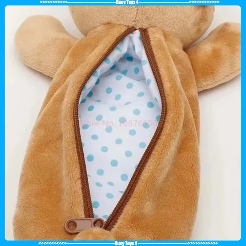 Fondjoy Rilakkuma Federmäppchen für Mädchen, süßes Cartoon Stiftetui in Gelb und Braun - Bild 2