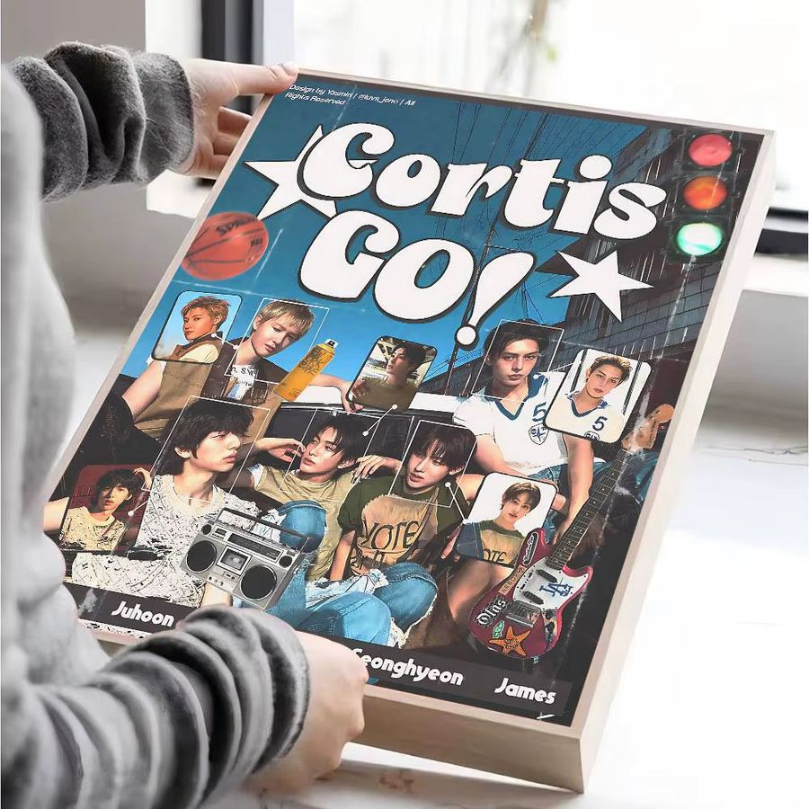 Potdemiel Kpop Musik Vintage DIY Sticky Poster für dein Zimmer, Bar oder Cafe zur Dekoration - Bild 6