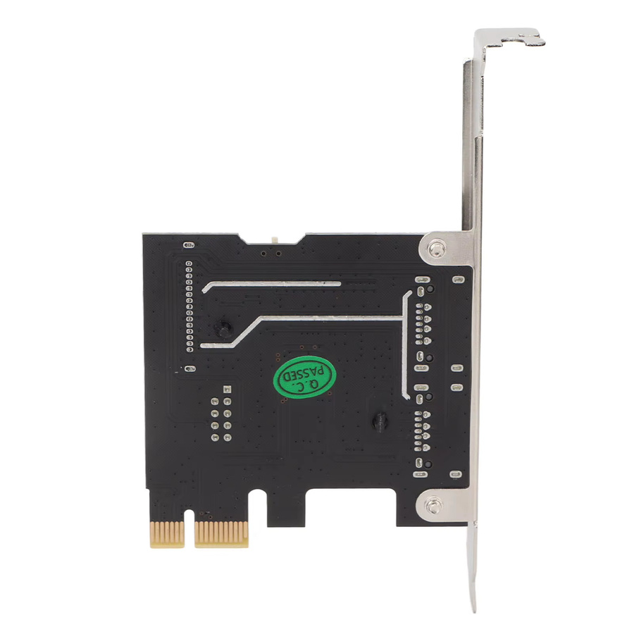 PCIe zu Power eSATA Erweiterungskarte mit 2 Anschlüssen, 6,0 Gbps, unterstützt Hot-Swap und Plug-and-Play, RAID Controller Karte für Desktop-Computer, Schwarz - Bild 2