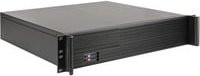 Inter-Tech 2U-K-240L Server-Gehäuse in Schwarz für micro ATX und Mini-ITX mit USB-C und USB-A Anschlüssen - Bild 1