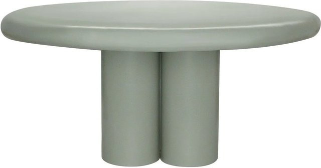 Couchtisch Jorina Vente-unique Design in Mandelgrün aus Metall, B/T/H: 81 x 81 x 38 cm - Bild 1