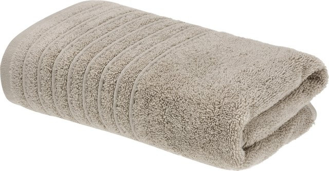 SANSIBAR Handtuch aus Baumwolle, 2 Stück, Beige, B: 50 cm, L: 100 cm - Bild 1