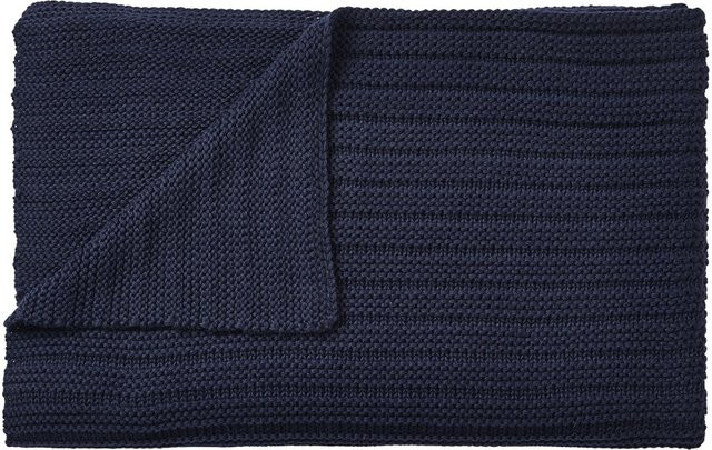 Muuto Ample Decke aus Wolle in Blau - Bild 1