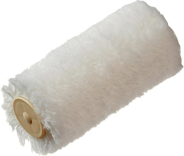 LUX-TOOLS Ersatz-Wandkantenroller aus Polyamid für wasserbasierte Farben, Breite: 10 cm, Farbe: Weiß - Bild 1