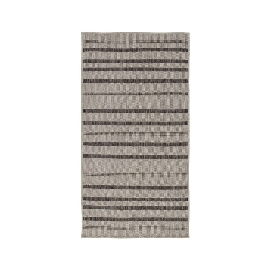 Vercai Rugs Teppich Terrace Streifen Hellgrau Kiesel B: 160 cm, T: 220 cm - Bild 2