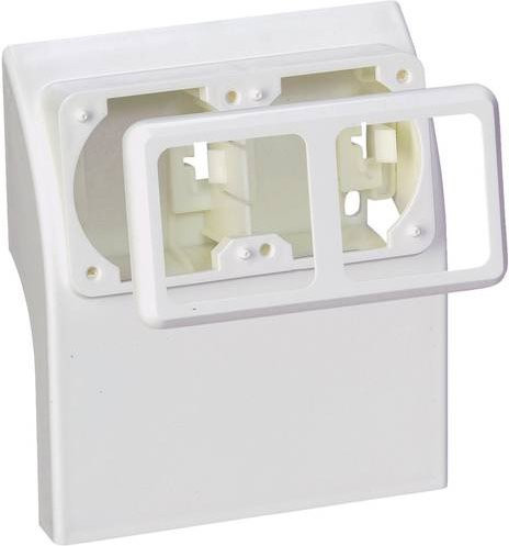 Kündahl-Weitzel Elektro-Sockelleistensystem Steckdosencontainer Weiß 75581 - Bild 1