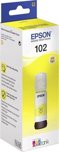 Epson 102 EcoTank Nachfülltinte für Tintenstrahldrucker, Gelb, C13T03R440 - Bild 1