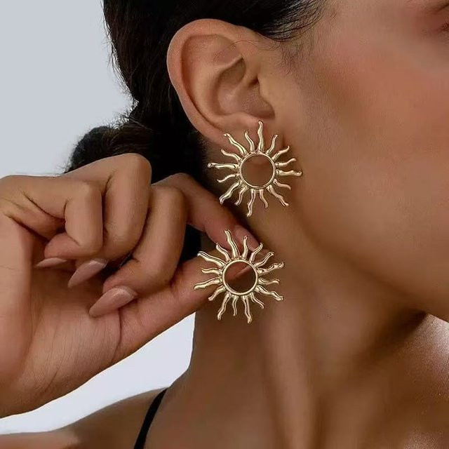 YULIN Ohrringe, Geometrisch, Asymmetrisch, Damen - Bild 1