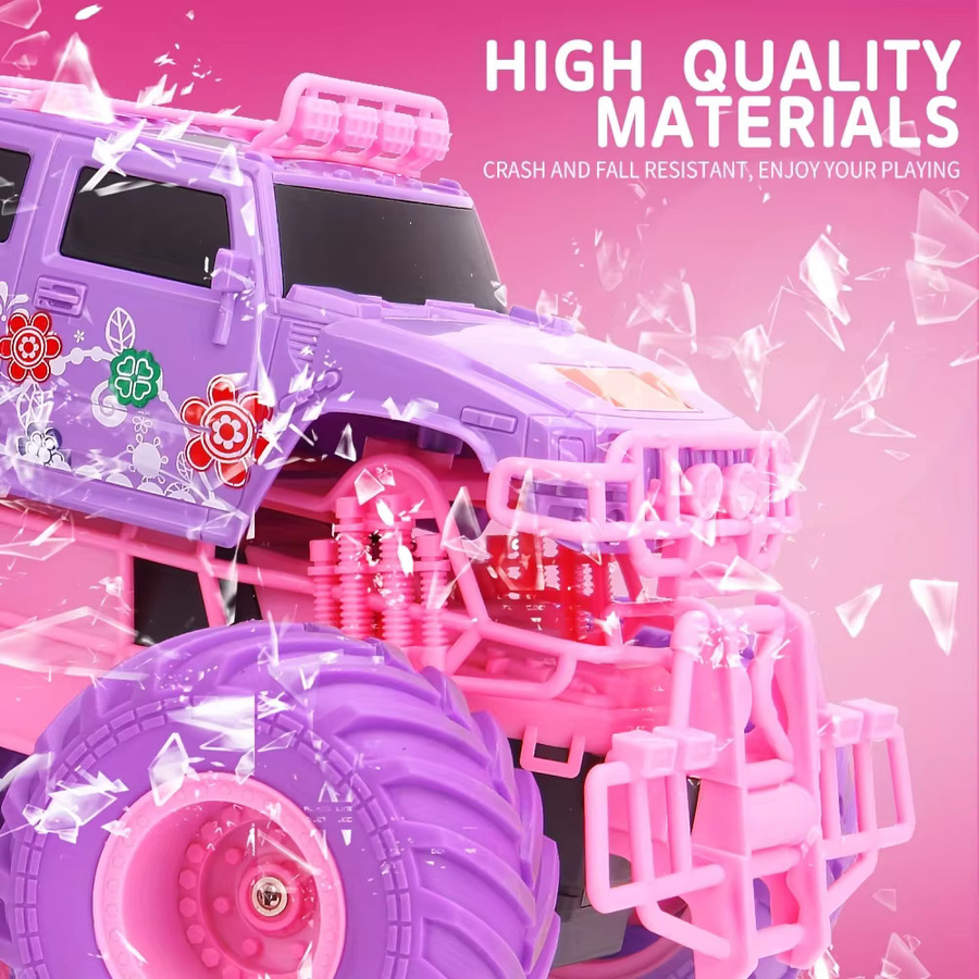 JJRC Elektrischer Kletter-Pickup-Truck, ferngesteuert, Rosa - Bild 3