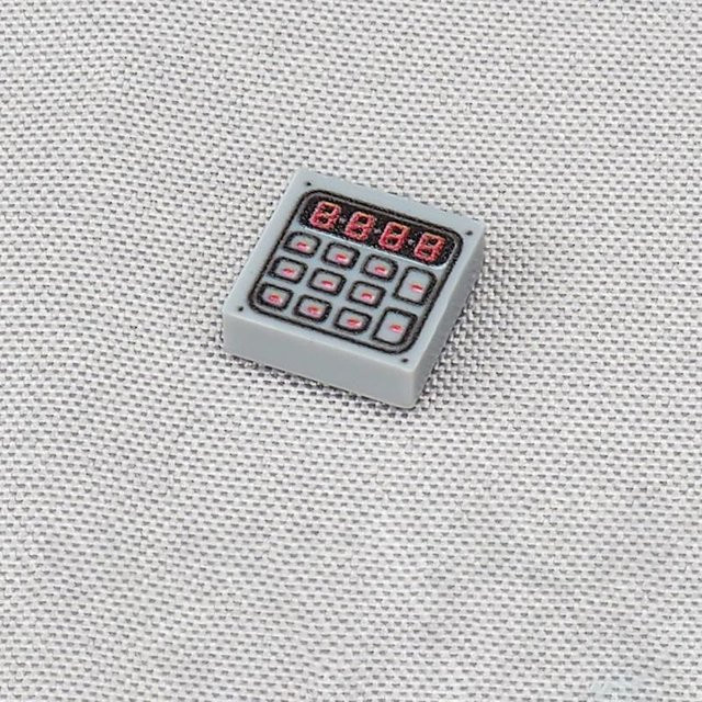 Yiran toy MOC Bedruckt Digitales Tastaturtastenmuster Bausteine, 10-teiliges Set, ab 6 Jahren - Bild 1