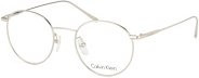 Calvin Klein CK 5460 N Korrektionsbrille, Rund, Vollrand, Metall, Silber, Unisex - Bild 1