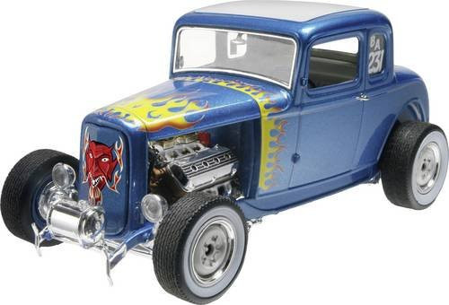Revell 1932 Ford 5 Window Coupe 2in1 Automodell Bausatz im Maßstab 1:25 als Hot Rod oder Street-Rod - Bild 1