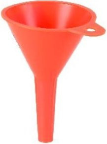 Pressol Trichter aus Polyethylen in Orange mit 50 mm Durchmesser und 0,05 l Fassungsvermögen - Bild 1