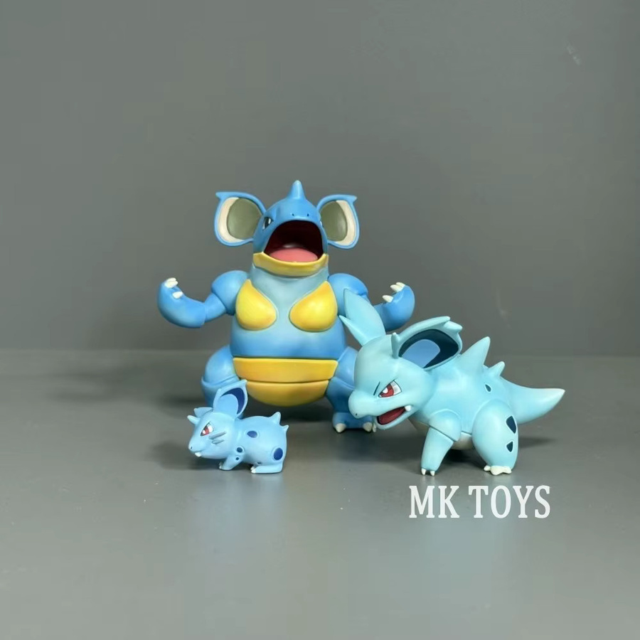 Bandai Pokémon Nidoqueen und Nidoking Actionfiguren, PVC-Statue - Bild 1