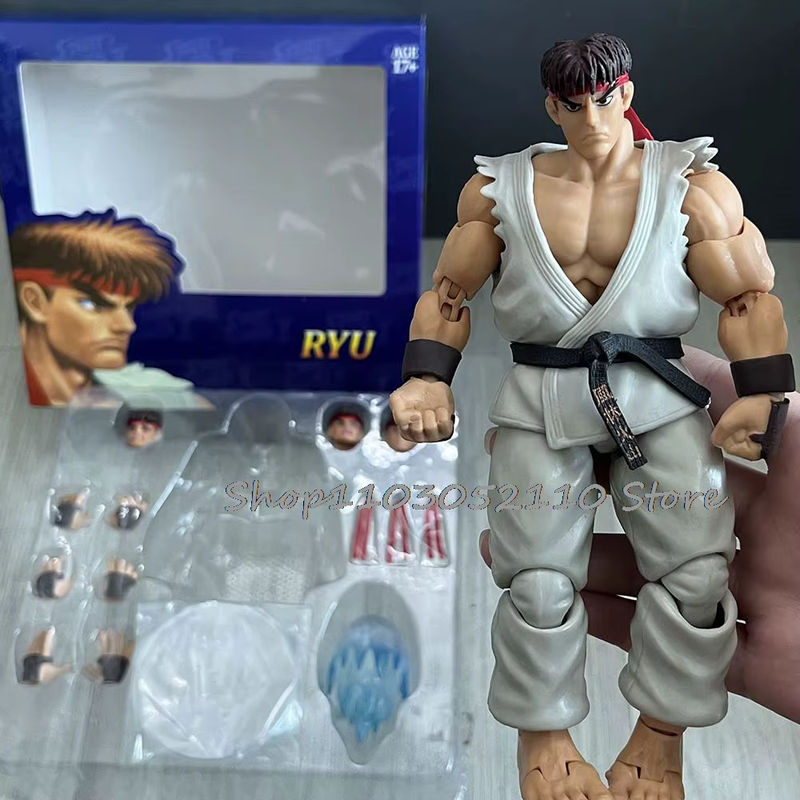 Bandai Street Fighter Actionfiguren Guile Ken Ryu The Final Challengers Modellpuppen aus Kunststoff in Mehrfarbig - Bild 3