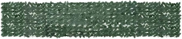 vidaXL Balkon-Sichtschutz mit dunkelgrünen Blättern, Breite: 400 cm, Höhe: 75 cm - Bild 1