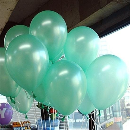 Vichandar 10 Stück rote Herz-Latex-Luftballons für Geburtstag und Hochzeit - Bild 1