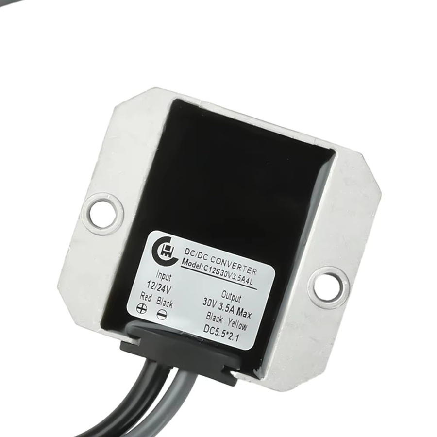 diymore Mini DC Step Up Converter mit Zigarettenanzünder-Stecker für RVS-Spannungsumwandlung, 12V/24V bis 30V, 3,5A - Bild 2