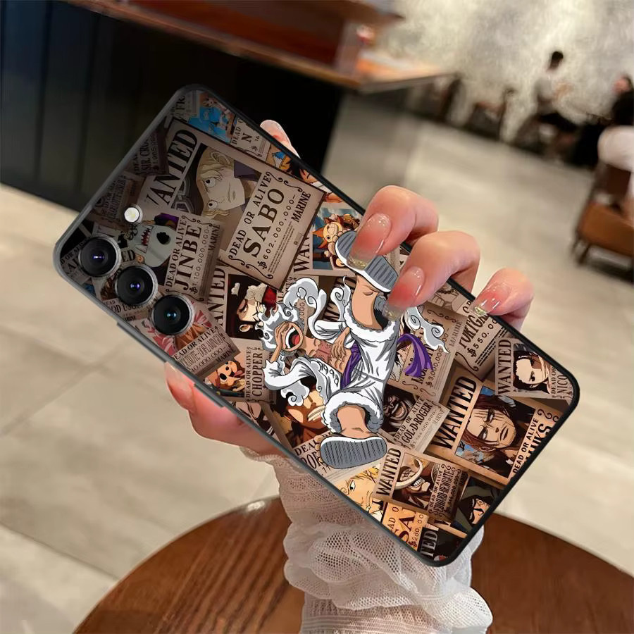 One Piece Luffy Anime Handyhülle für Samsung Galaxy A-Serie in Schwarz - Bild 4
