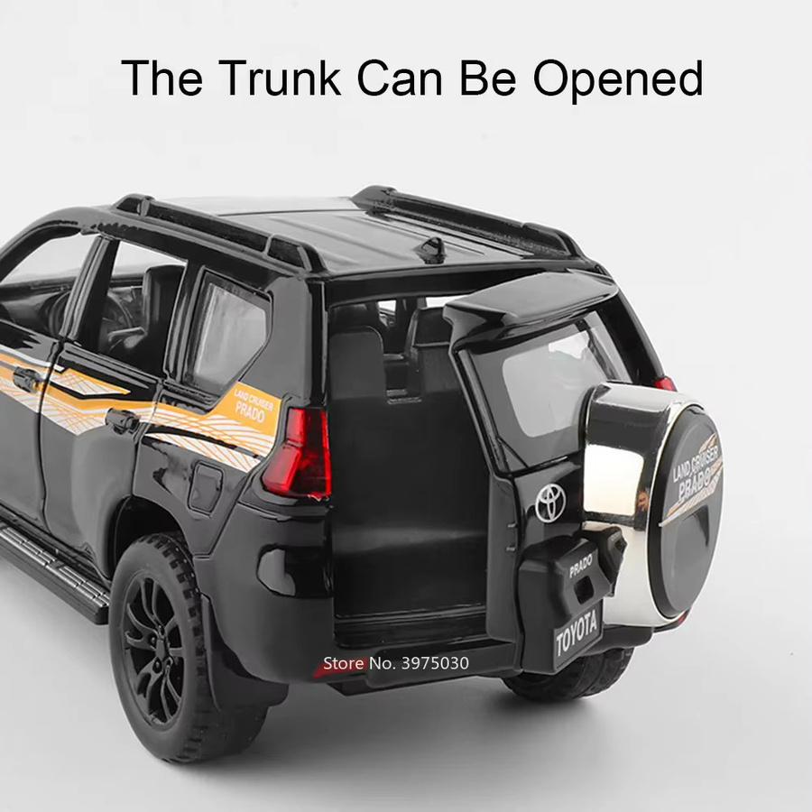 RMZ city Tundra Prado Diecast Auto, 1:32, Metall, mit Licht und Sound - Bild 3
