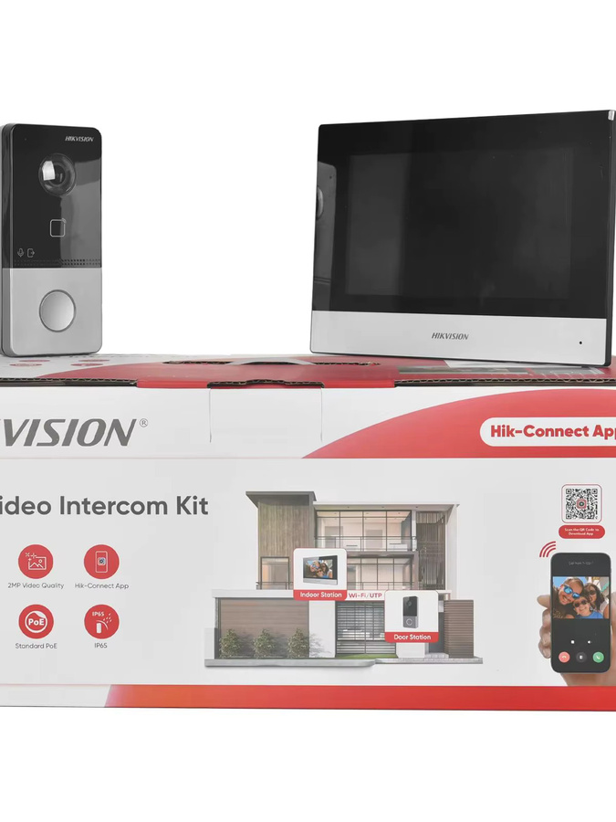 Hikvision IP-Video-Gegensprechanlage DS-KIS603-P(C) mit WIFI-Monitor und POE-Türstation DS-KV6113-WPE1 + DS-KH6320-WTE1 - Bild 5