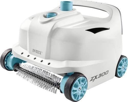 Intex Pool-Reiniger Deluxe ZX300 für Aufstellpools mit 38 mm Schlauchanschluss und Absperrschieber, grau - Bild 1