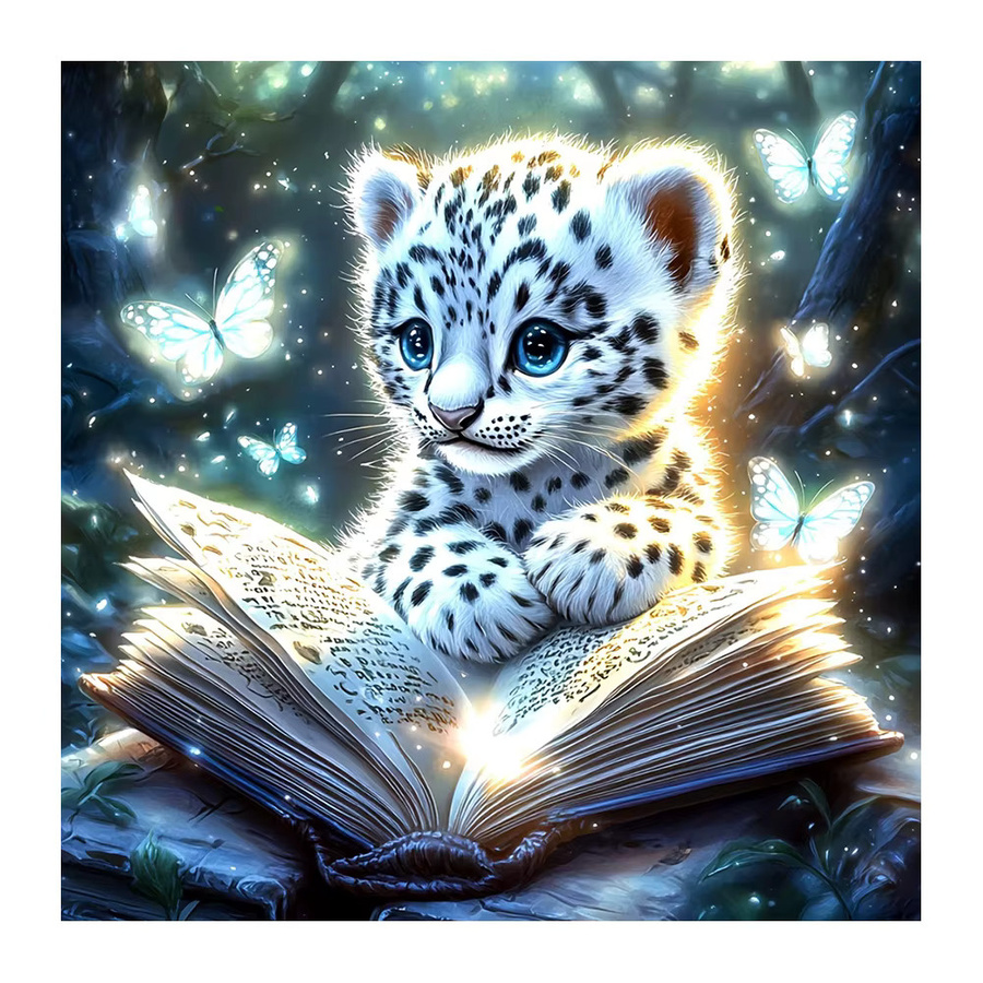 EverShine Diamant Mosaik Leopard, DIY Stickerei Buch, Tiere, Bunt / Mehrfarbig - Bild 4