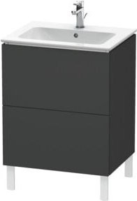 Duravit L-Cube Waschtischunterschrank in Grau Matt, stehend, B/T/H: 62 x 48,1 x 70,4 cm - Bild 1