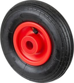 BS Rollen Luftrad D10.200 in Schwarz mit einem Raddurchmesser von 200 mm aus Kunststoff - Bild 1