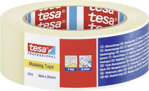 tesa tesakrepp Basic Kreppband Beige, Breite: 38 mm, Länge: 50 m - Bild 1