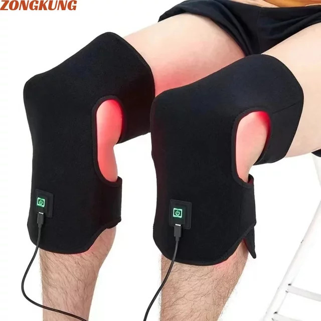 ZONGKUNG Knie-LED-Rotlichttherapie-Pad, Schwarz - Bild 1