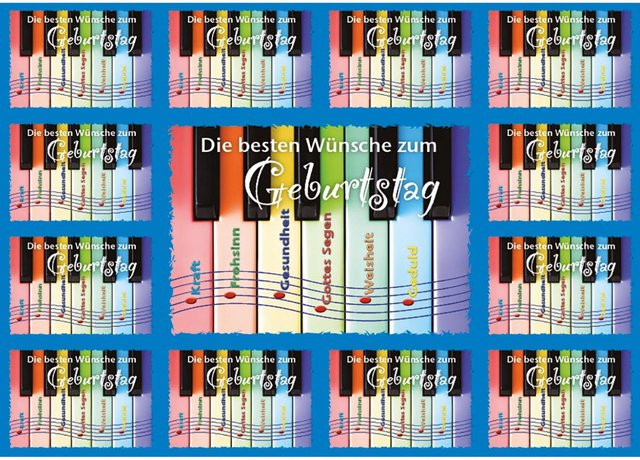 Geburtstagswünsche Buch vom Kawohl-Verlag in Multicolor - Bild 1
