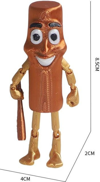 Tung Gung Sahur Hai-Figur Tischdekoration Lustige Puppe 3D-gedrucktes Modell - Bild 1