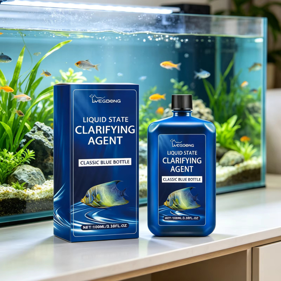 YEGBONG Aquarium Wasserklärer zur Verbesserung der Wasserqualität und Hemmung von Algenwachstum in Blau - Bild 5