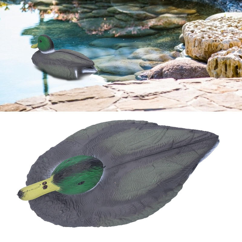 Wosawe Outdoor Sports Schwimmende Simulations-Jagdente für Garten und See, männlich, Länge: 26 cm, Breite: 11,5 cm - Bild 8