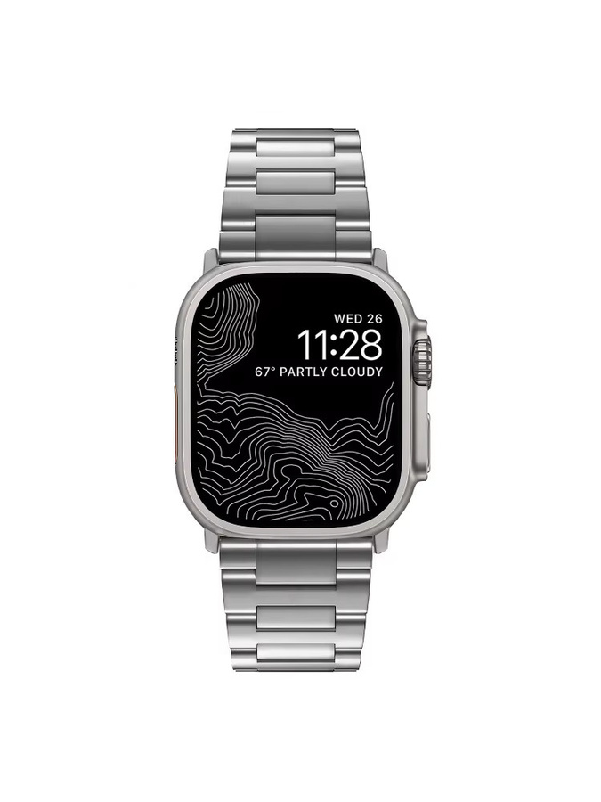 CAOWTAN Uhrenarmband Edelstahl, Silber, Unisex - Bild 4