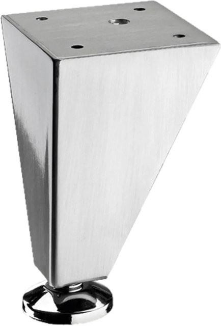 Hettich Möbelfuß Gaja in Chrom/Silber, B/T/H: 7,0 x 7,0 x 10,0 cm - Bild 1